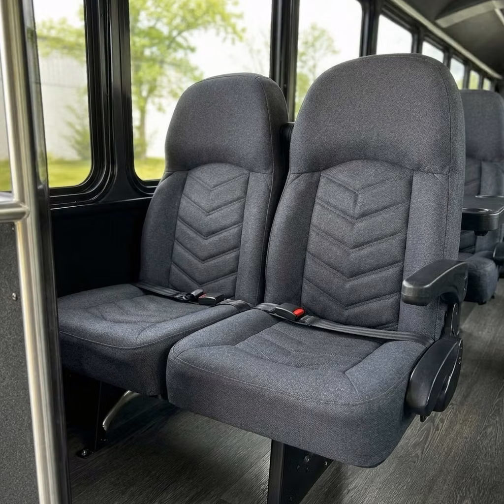sherwood 25 passenger minibus high back seats