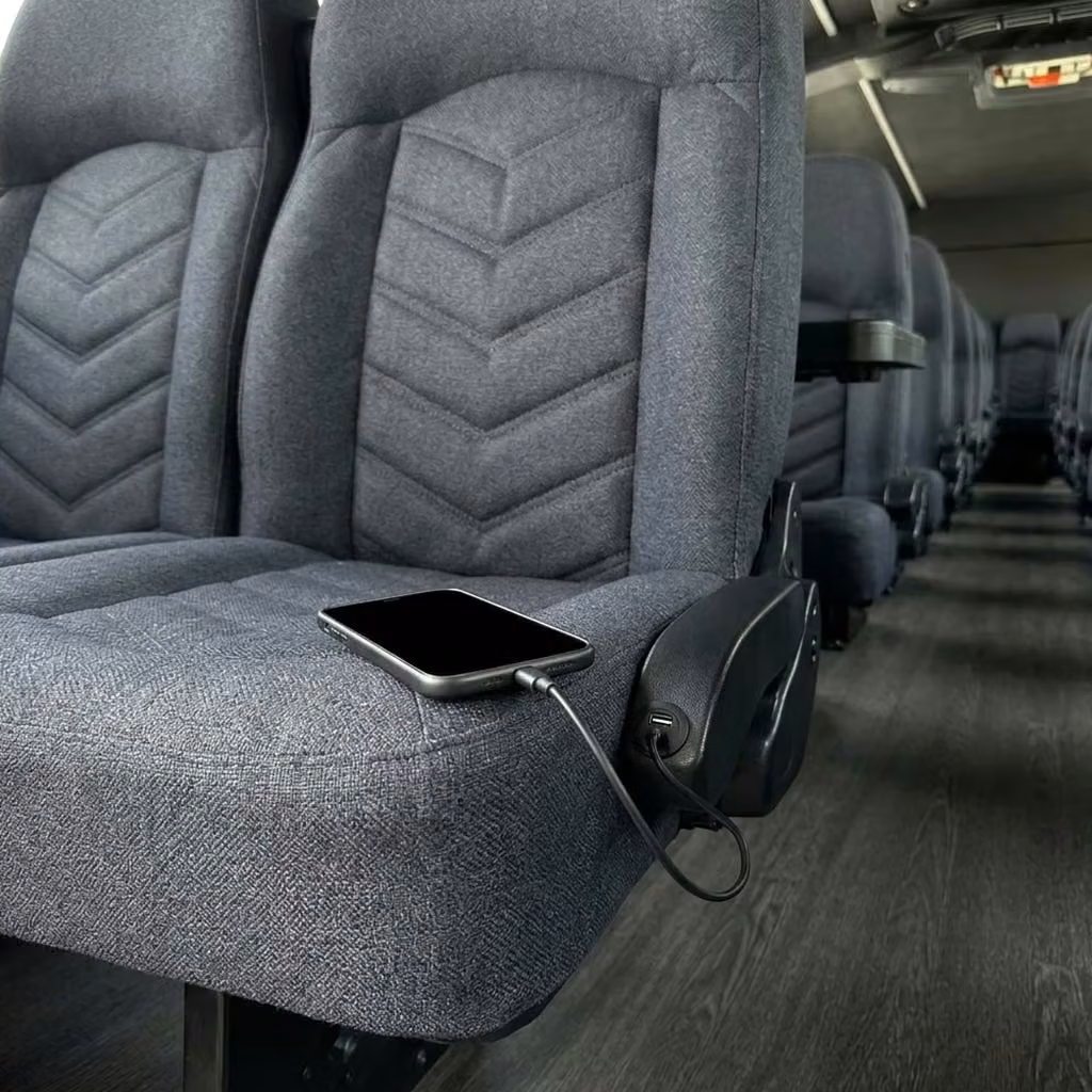 sherwood 25 passenger minibus usb charging