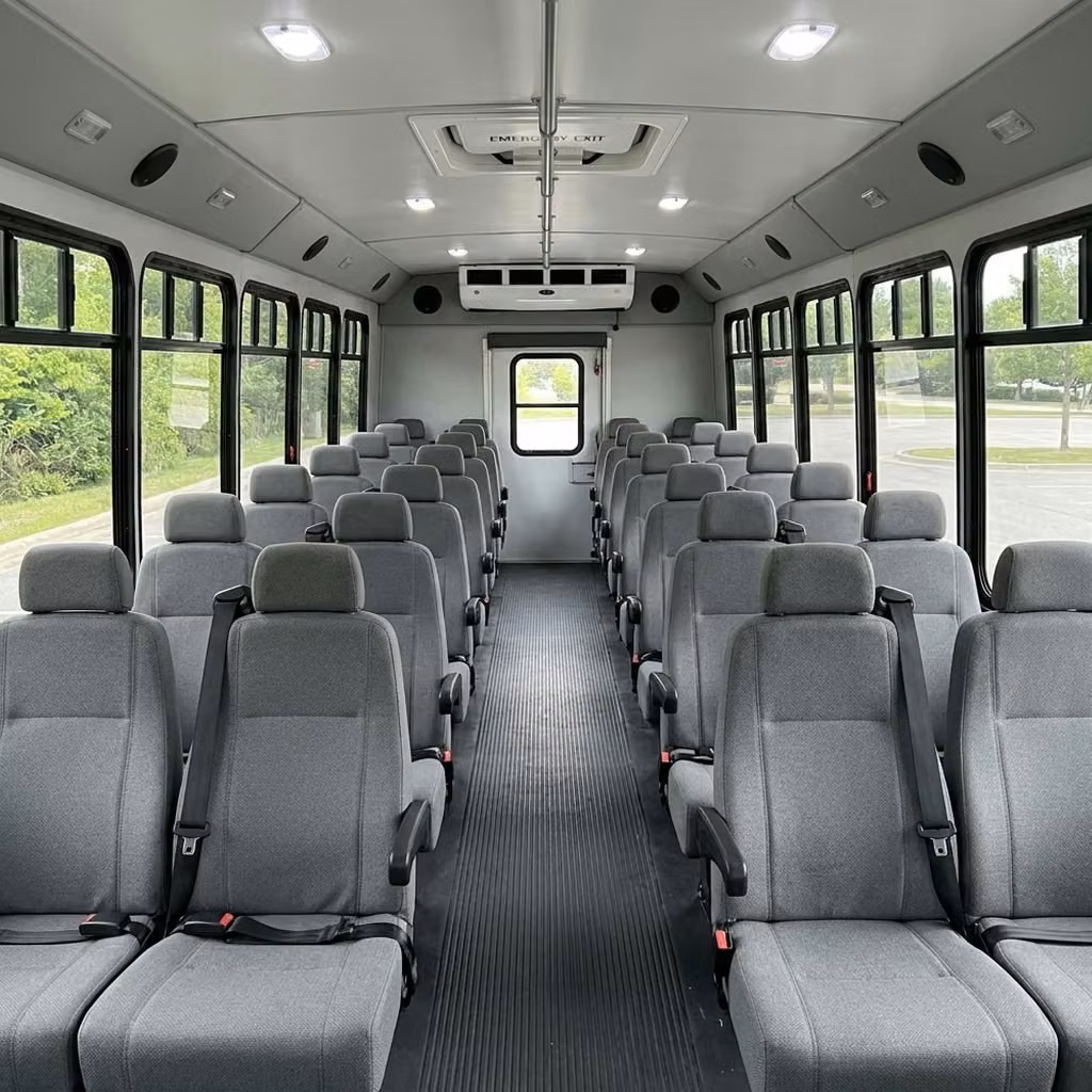 sherwood 30 passenger minibus seating