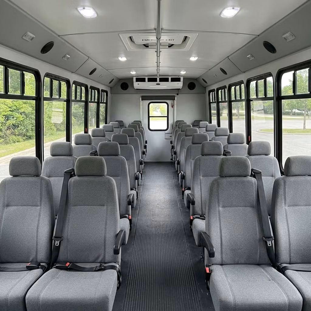 sherwood 35 passenger minibus seating