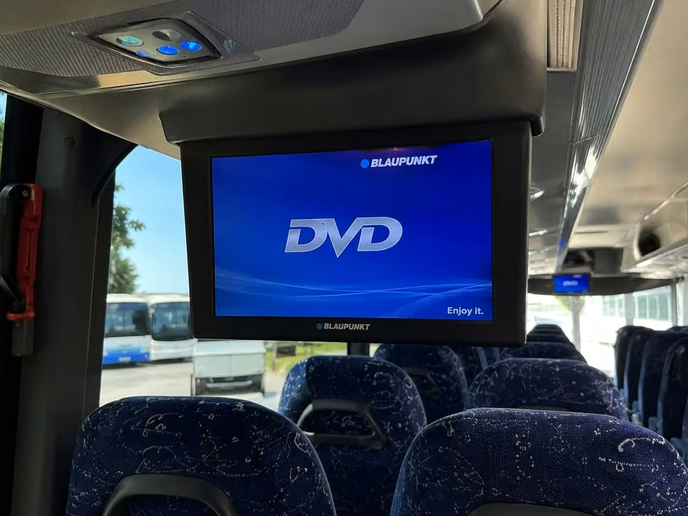 sherwood charter bus tv monitors