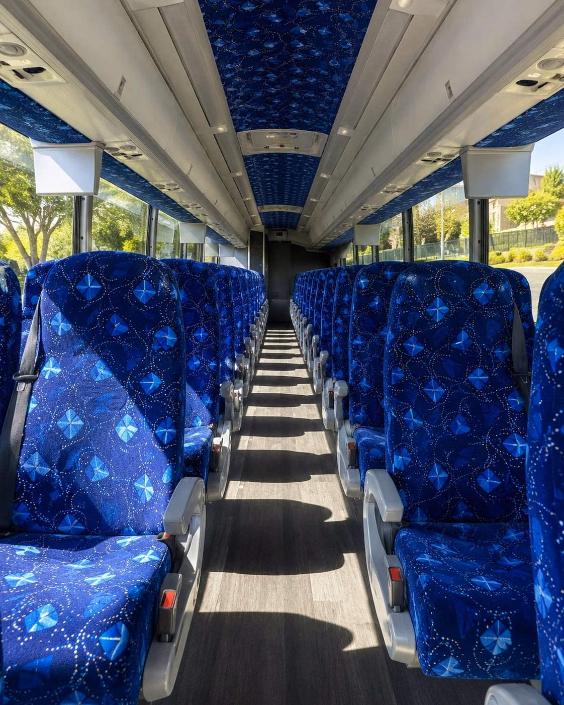 sherwood prom party buses with led lighting bluetooth sound and leather seating