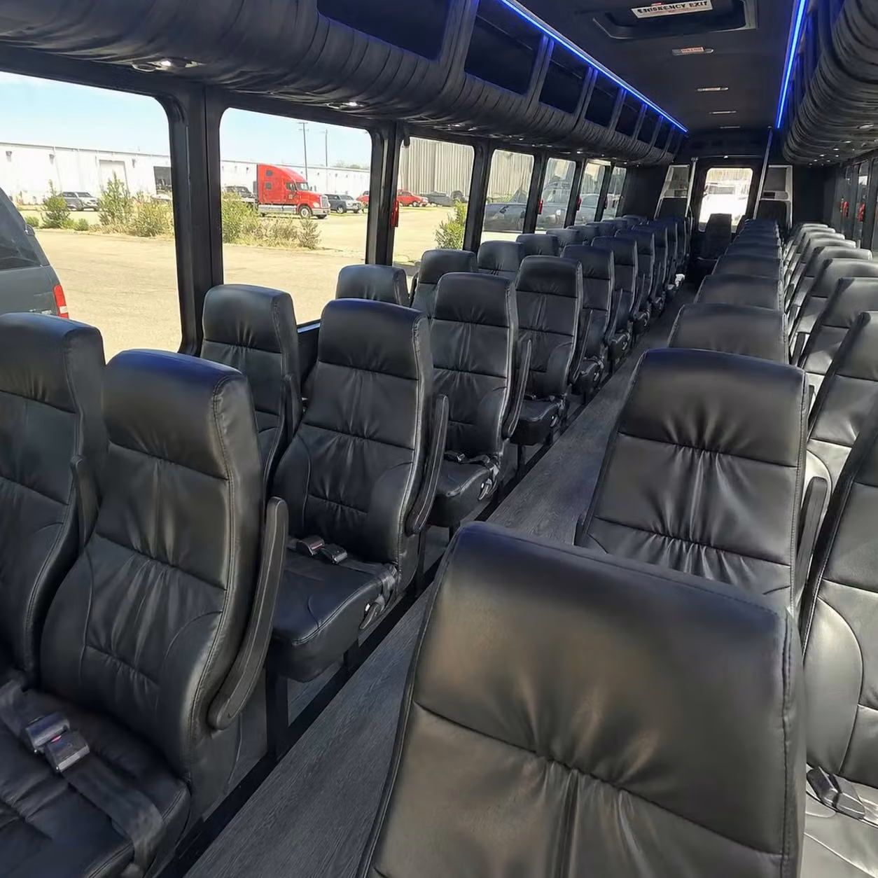 35 passenger minibus inside