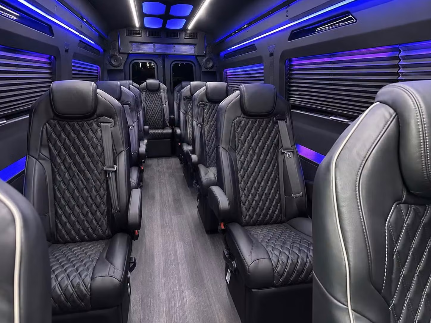 sprinter van with driver interior